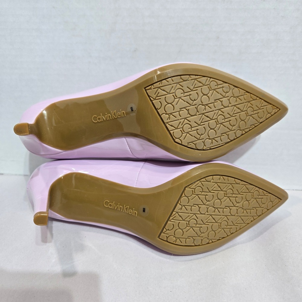 Calvin Klein Size 8M Lavendar Pumps Pointed Toe Stiletto Heels NWOT #1405 - Picture 6 of 10